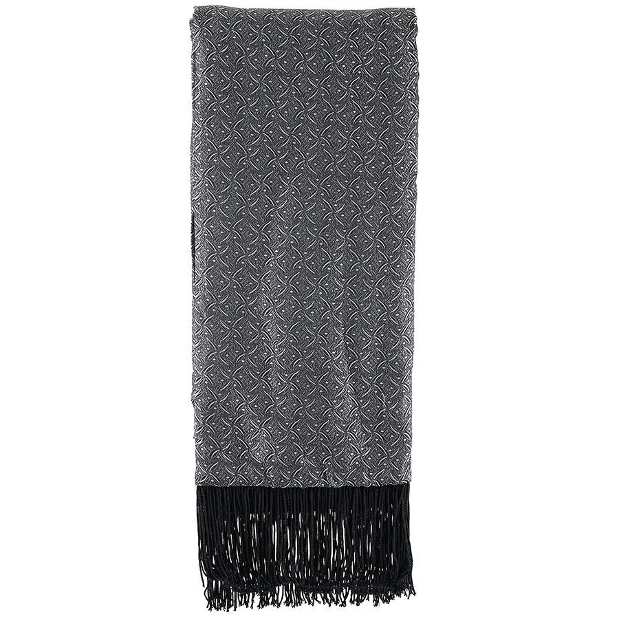 Mens Keter Silk Scarf With Fur