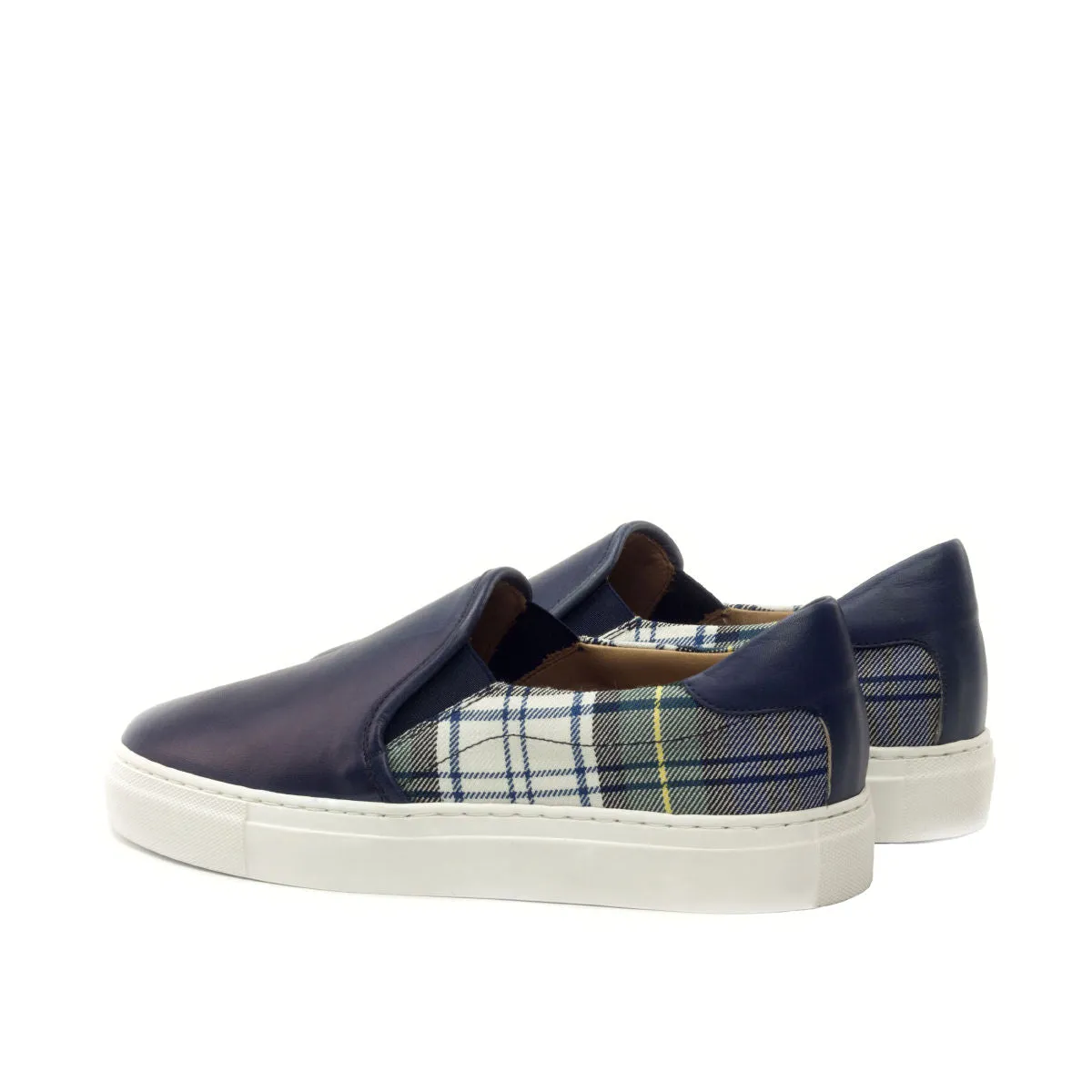 Men's Slip On Shoes Wide Plus Size Blue 2893