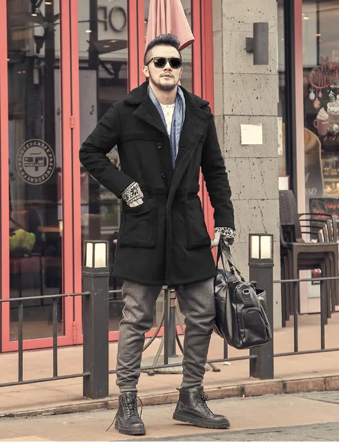 Men's Winter Cashmere Comfortable Jacket