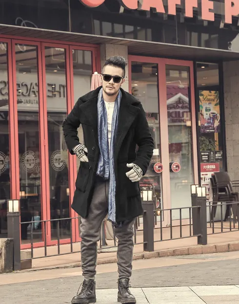Men's Winter Cashmere Comfortable Jacket