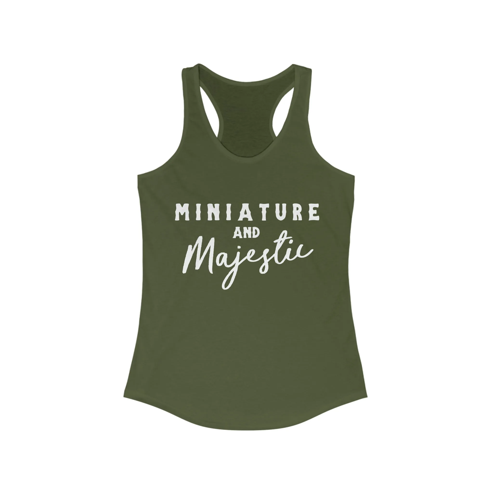 Miniature & Majestic Racerback Tank
