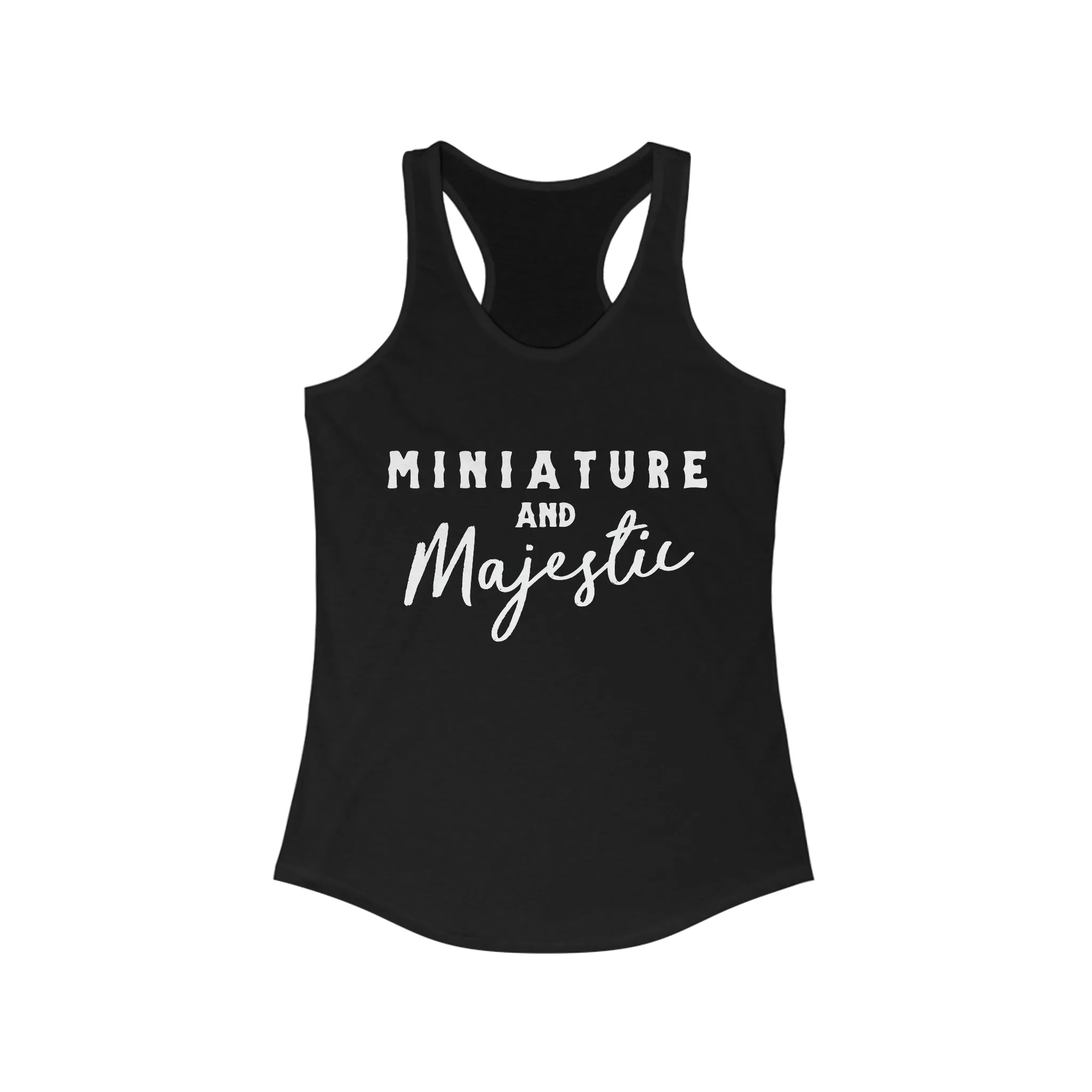 Miniature & Majestic Racerback Tank
