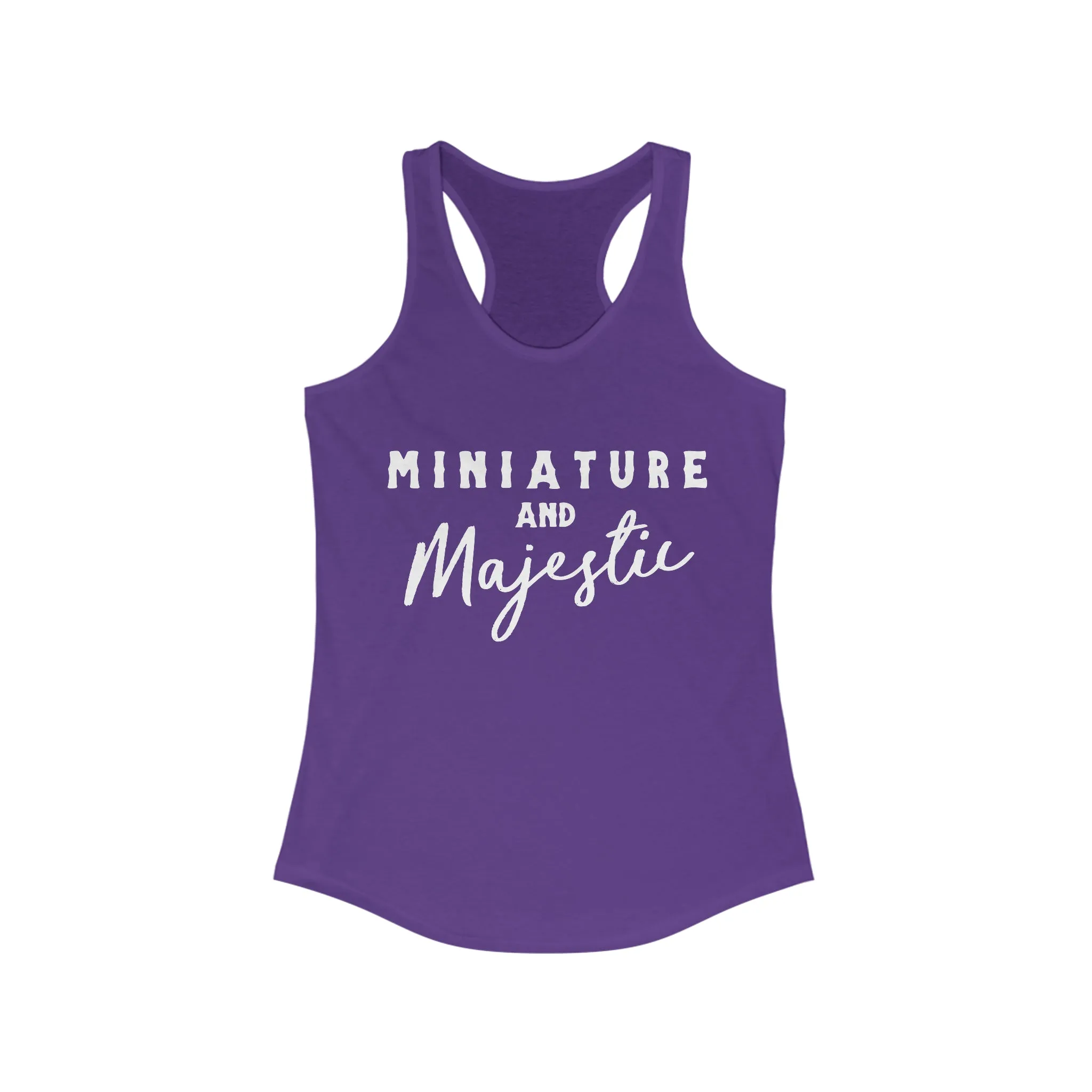Miniature & Majestic Racerback Tank