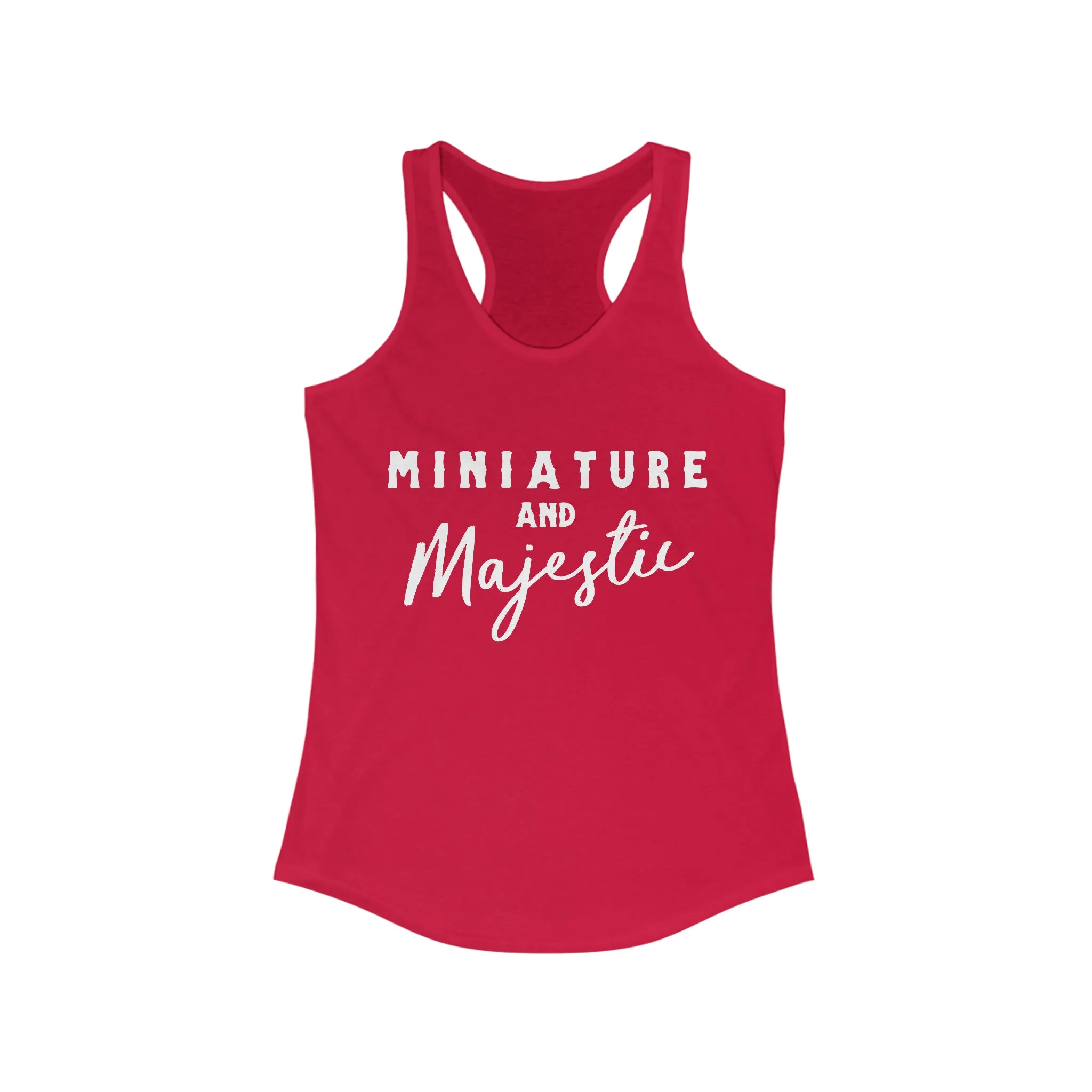 Miniature & Majestic Racerback Tank