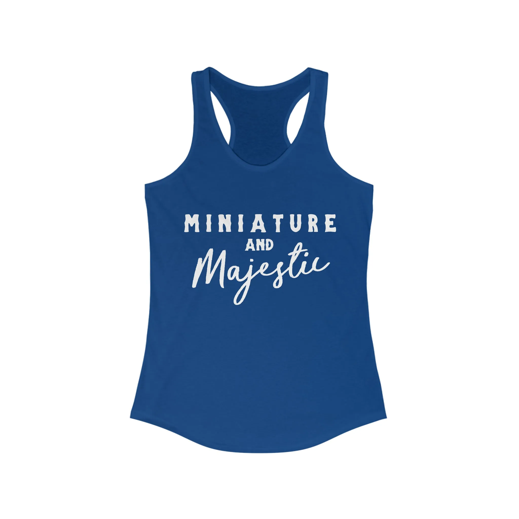 Miniature & Majestic Racerback Tank