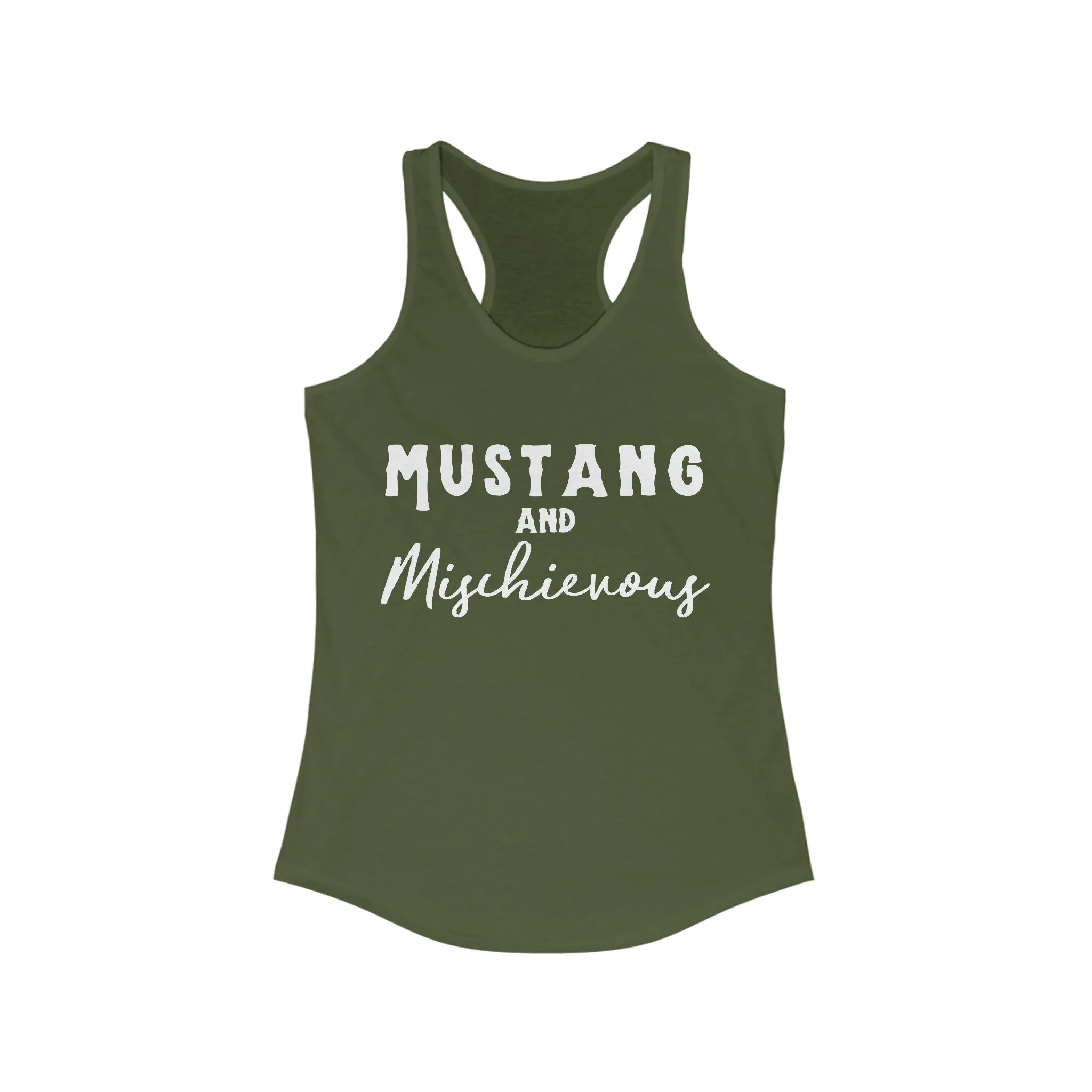 Mustang & Mischievous Racerback Tank