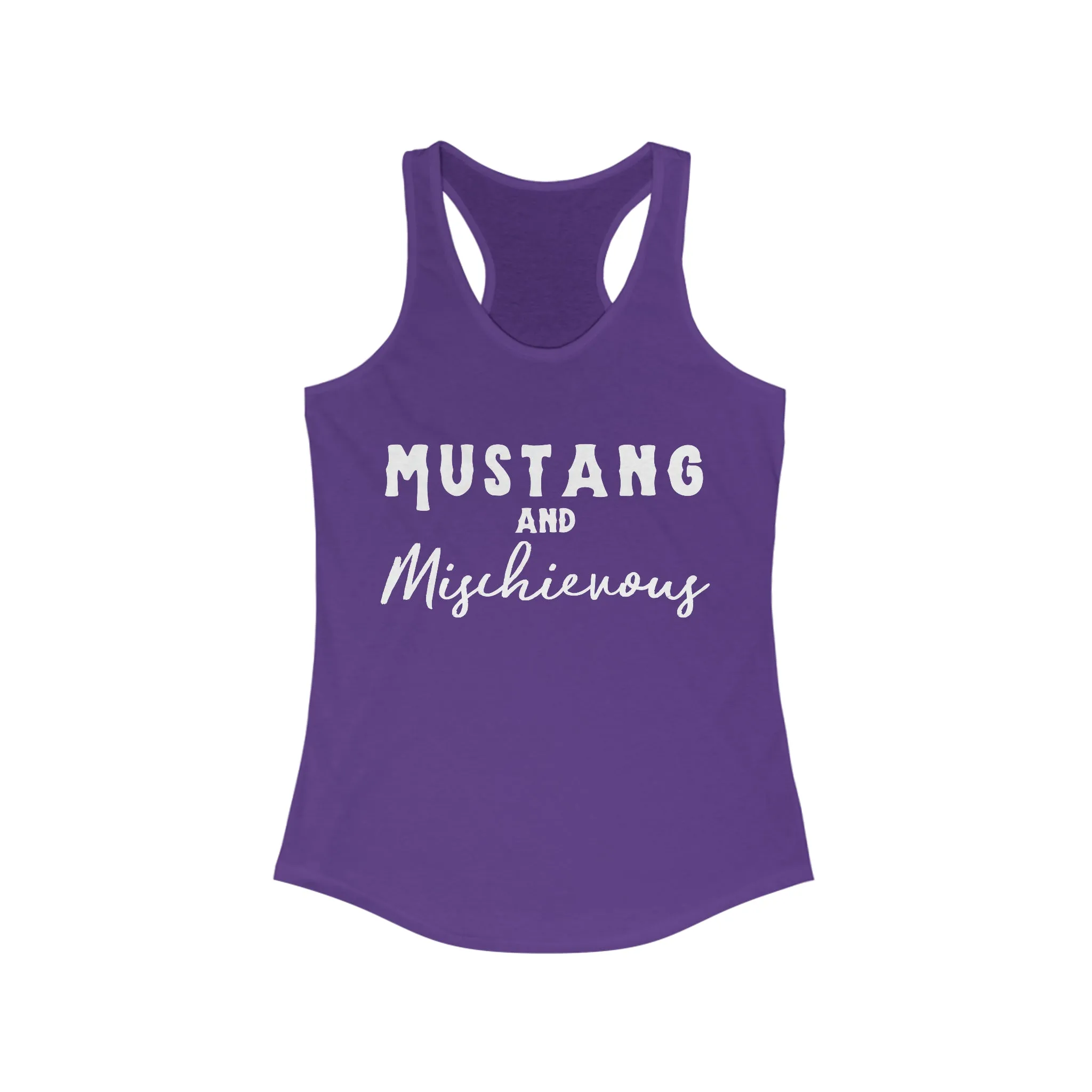 Mustang & Mischievous Racerback Tank