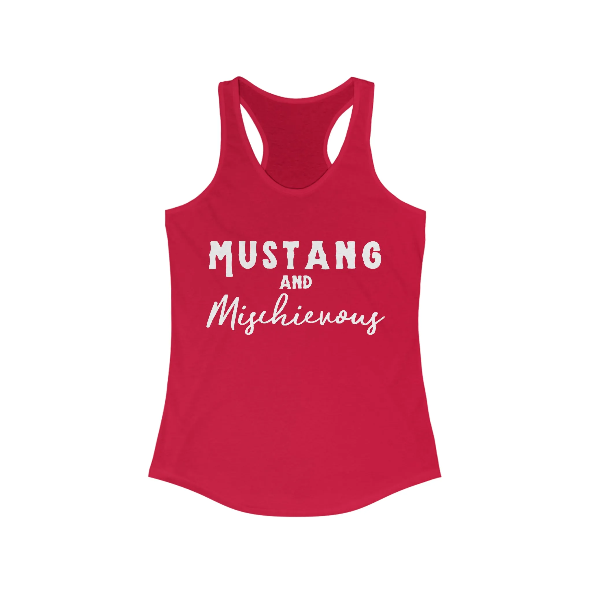 Mustang & Mischievous Racerback Tank