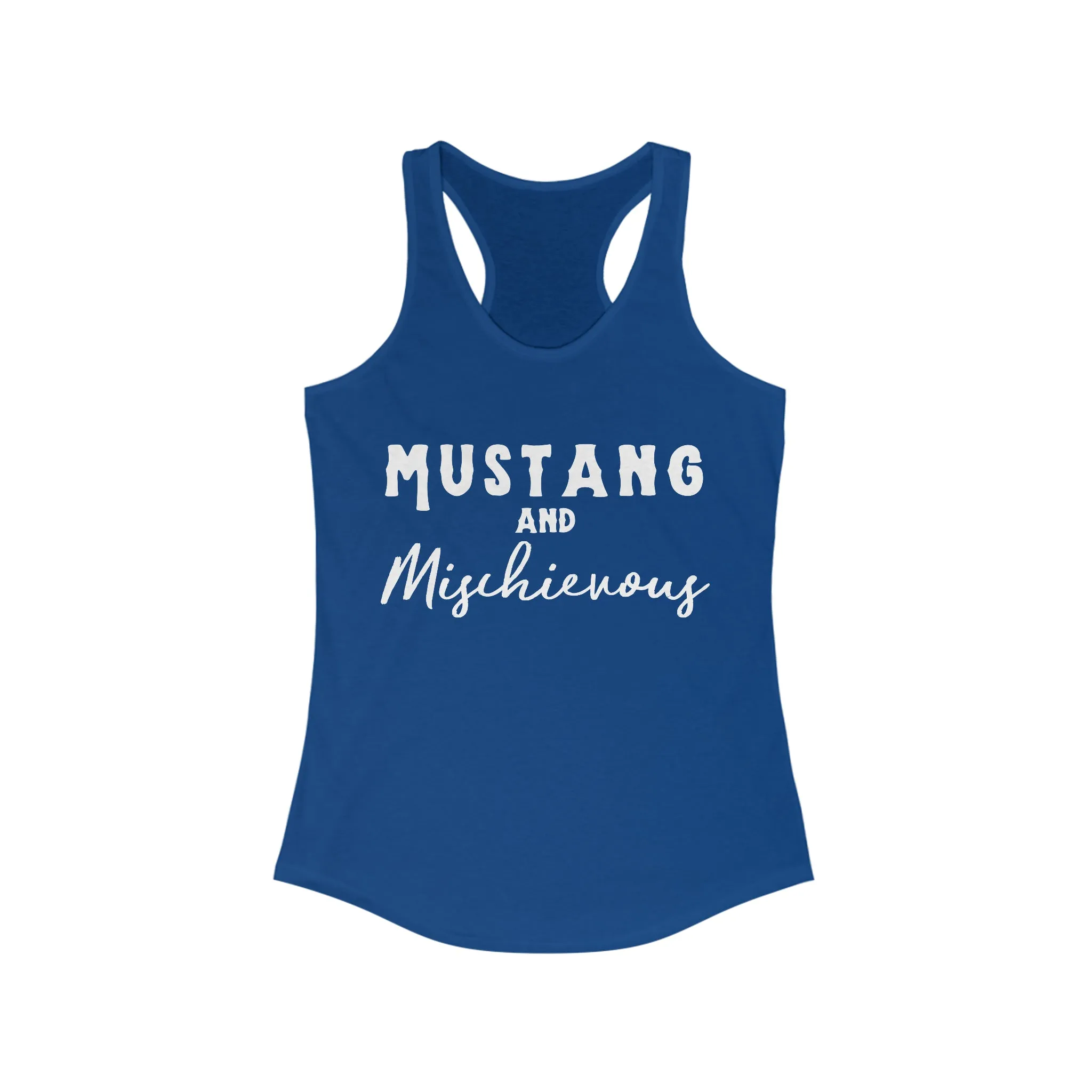 Mustang & Mischievous Racerback Tank