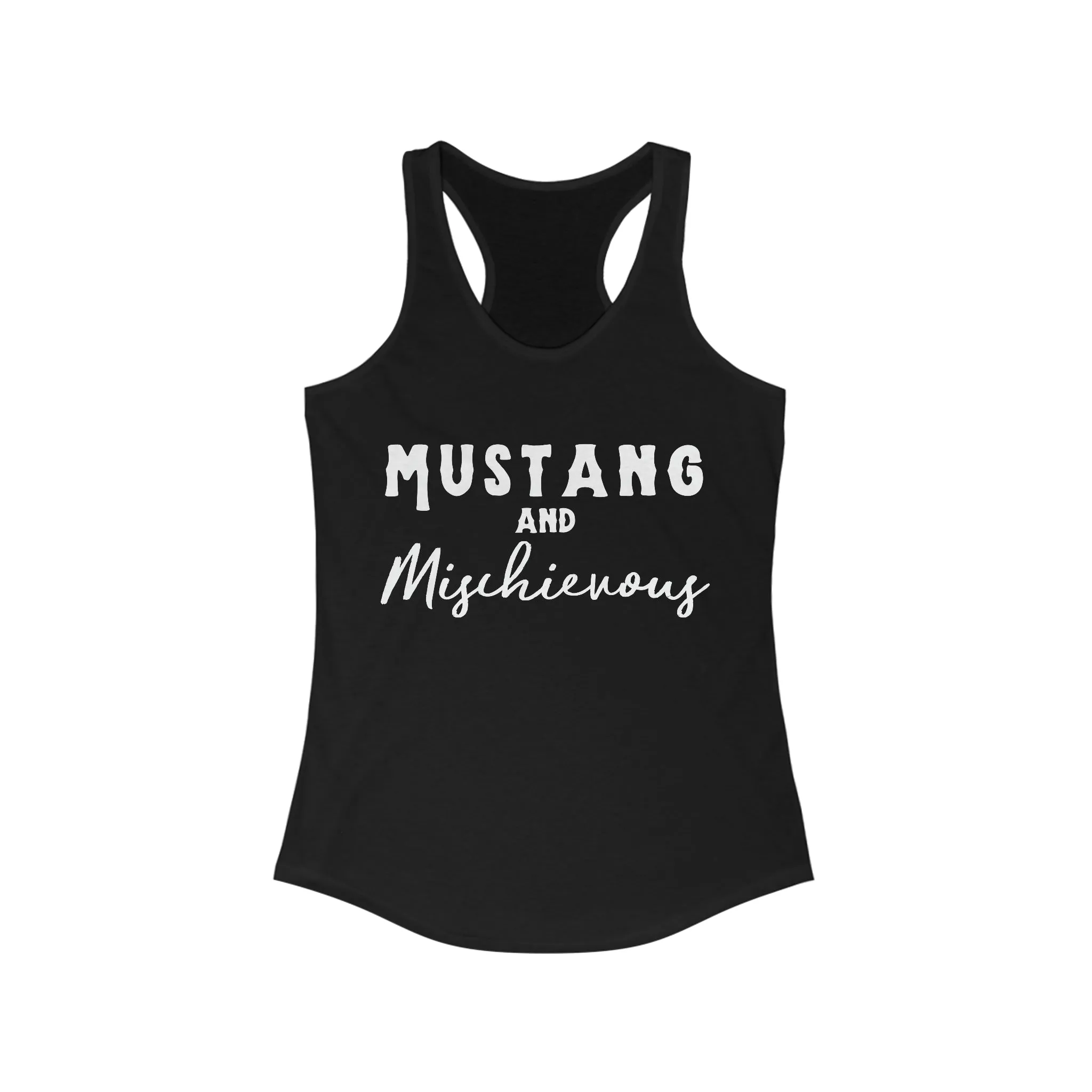 Mustang & Mischievous Racerback Tank