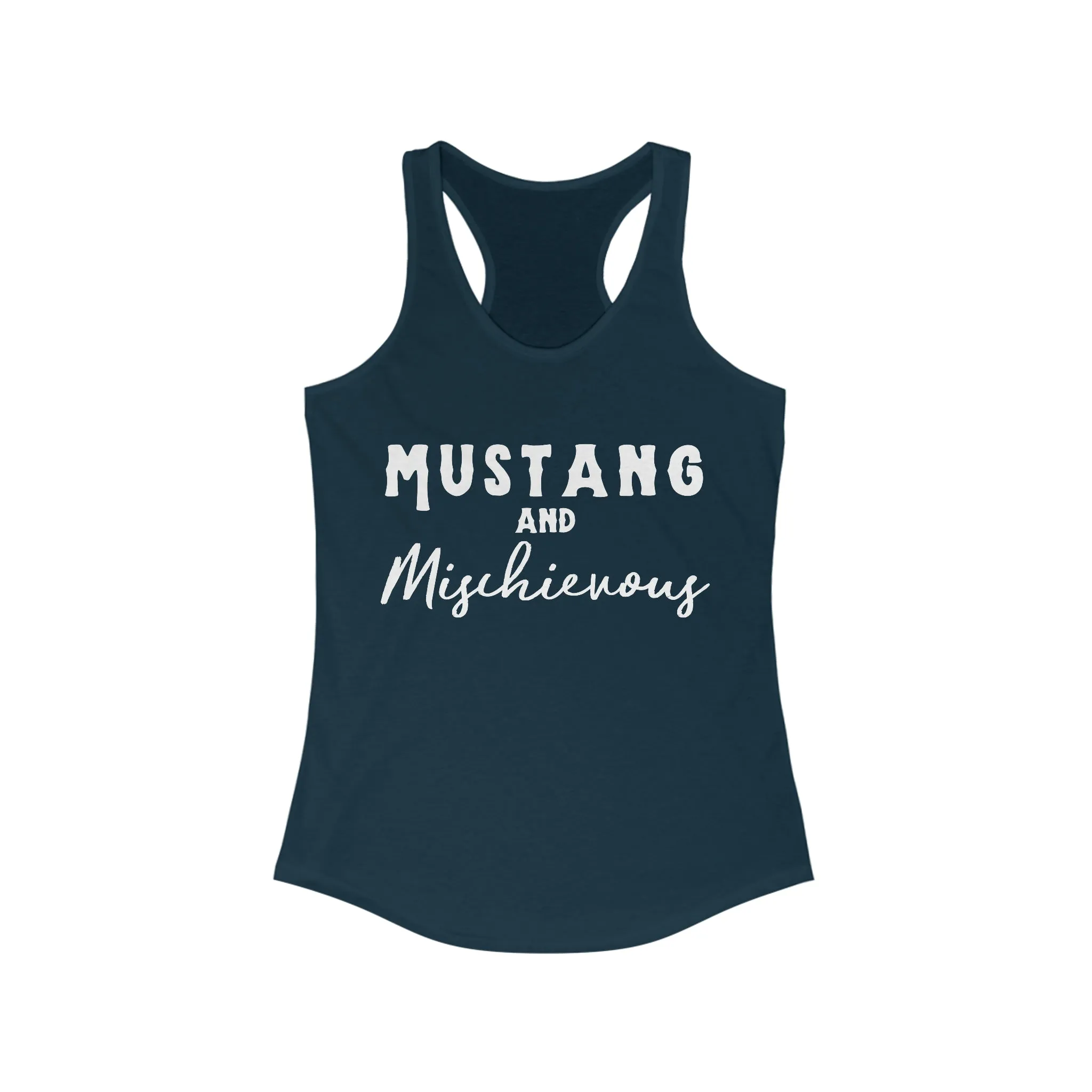 Mustang & Mischievous Racerback Tank