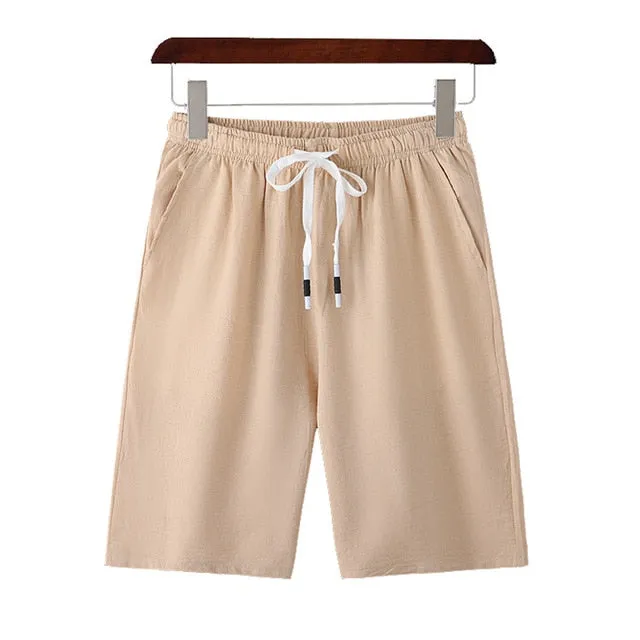 New Shorts Men Board Shorts 100% Cotton Fashion Style Man Cargo Comfortable Bermuda Beach Shorts Casual