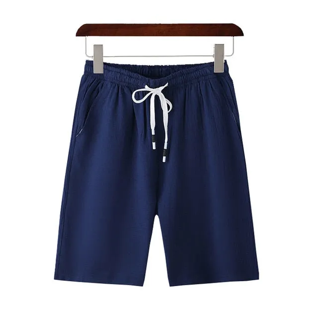 New Shorts Men Board Shorts 100% Cotton Fashion Style Man Cargo Comfortable Bermuda Beach Shorts Casual