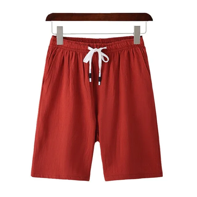 New Shorts Men Board Shorts 100% Cotton Fashion Style Man Cargo Comfortable Bermuda Beach Shorts Casual