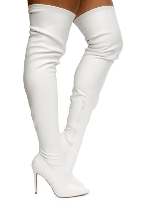 Patent Knee High Boots Gisele-7 by Liliana