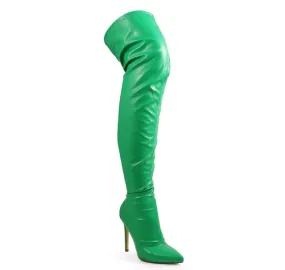Patent Knee High Boots Gisele-7 by Liliana