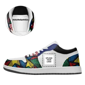 Personalized Basketball Sneakers, Custom Sporty Shoes, Trendy Shoes Graduation Gifts,AJ1C-23020115