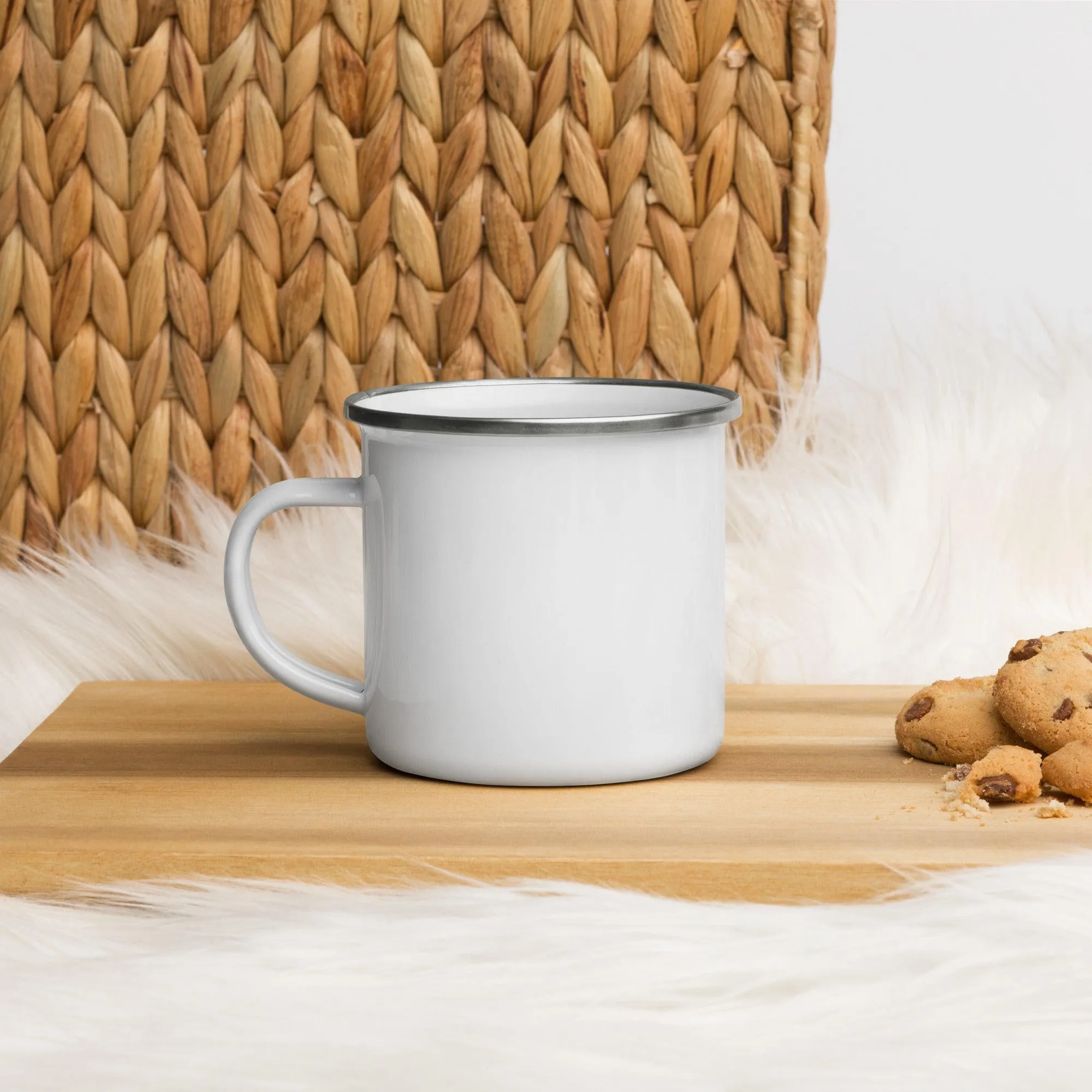 Piece Be With You Enamel Mug