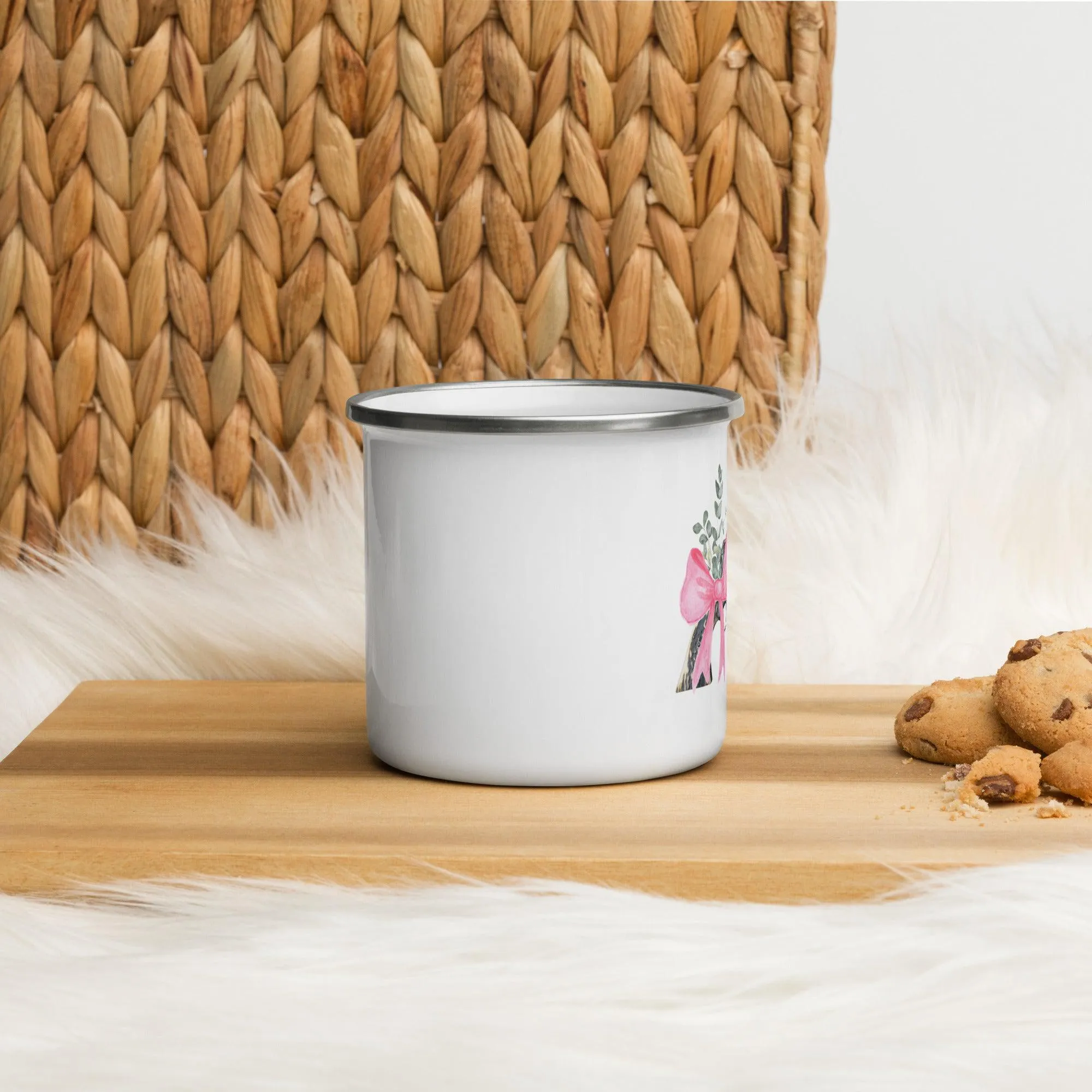 Piece Be With You Enamel Mug