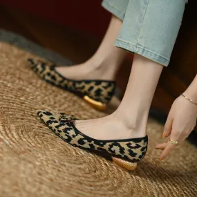 POINTED TOE SLINGBACK FLATS SHOES SLIP ON