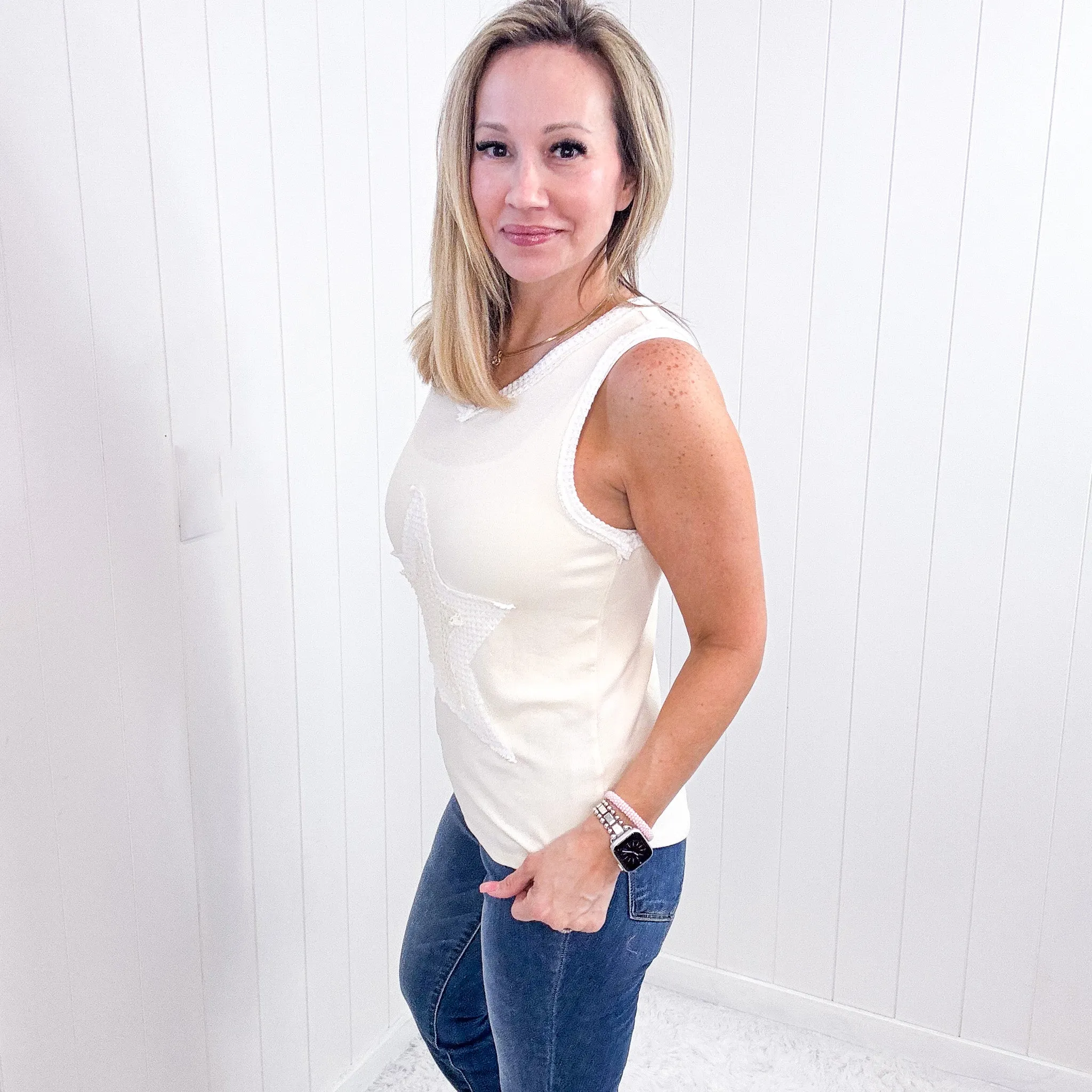 Pol Rising Star Crochet Tank Top in 2 colors