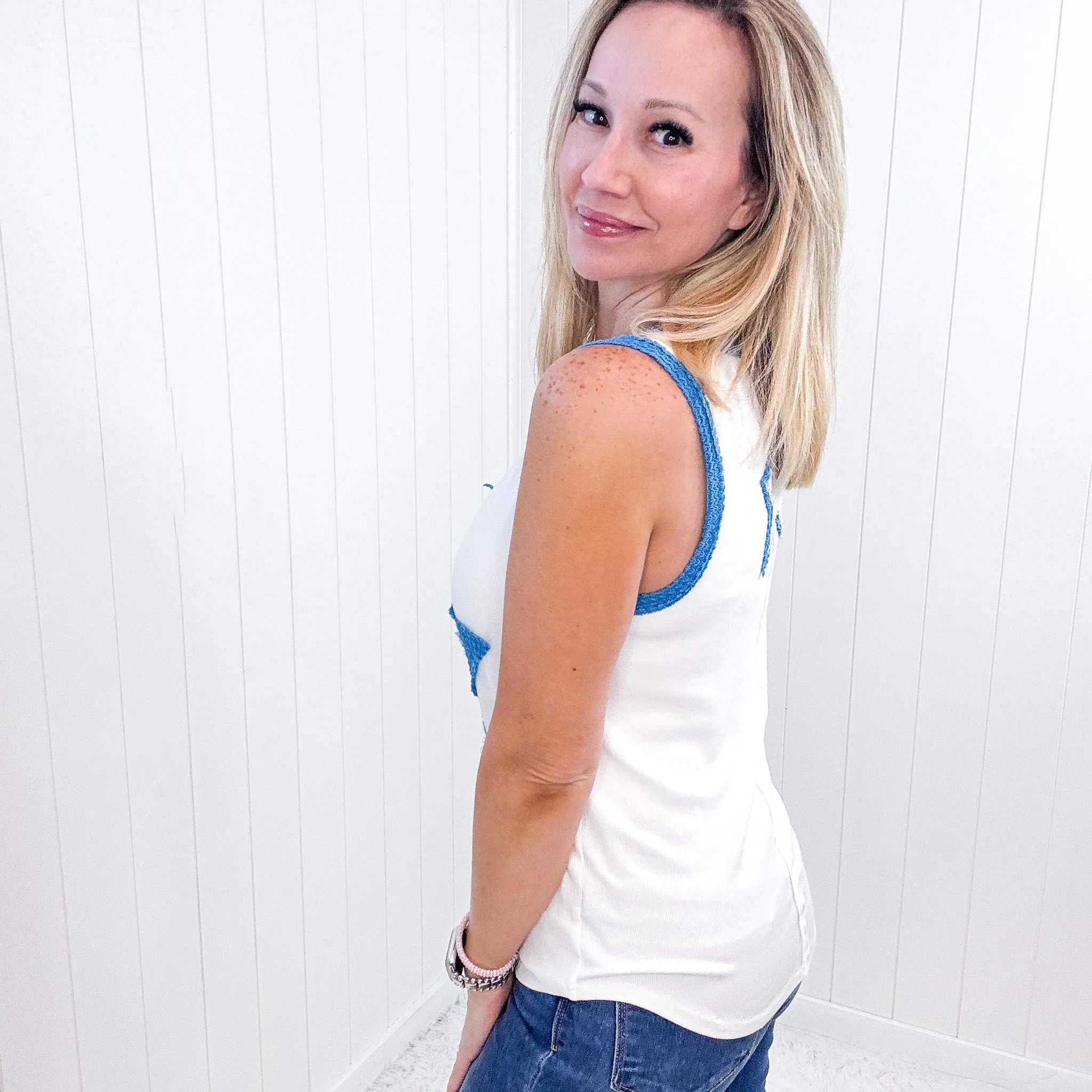 Pol Rising Star Crochet Tank Top in 2 colors