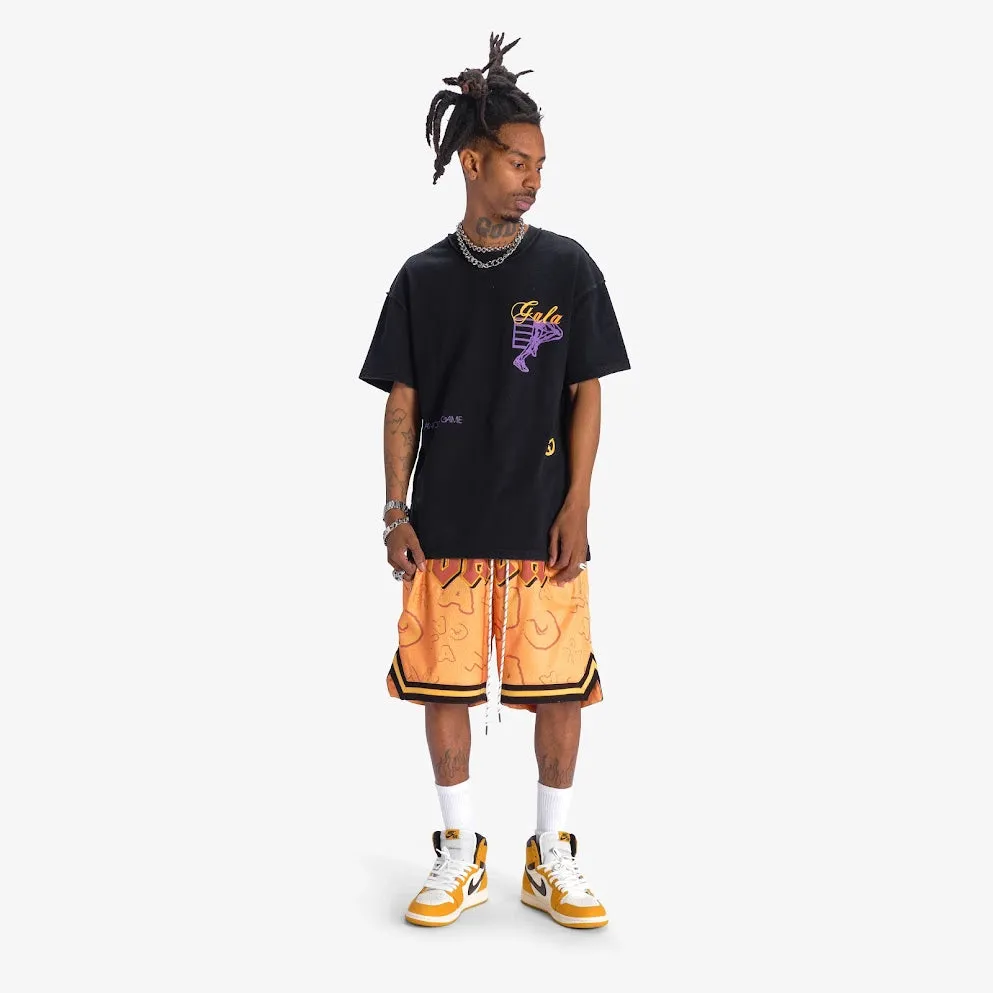 "BABYLON" MESH SHORTS (ORANGE)