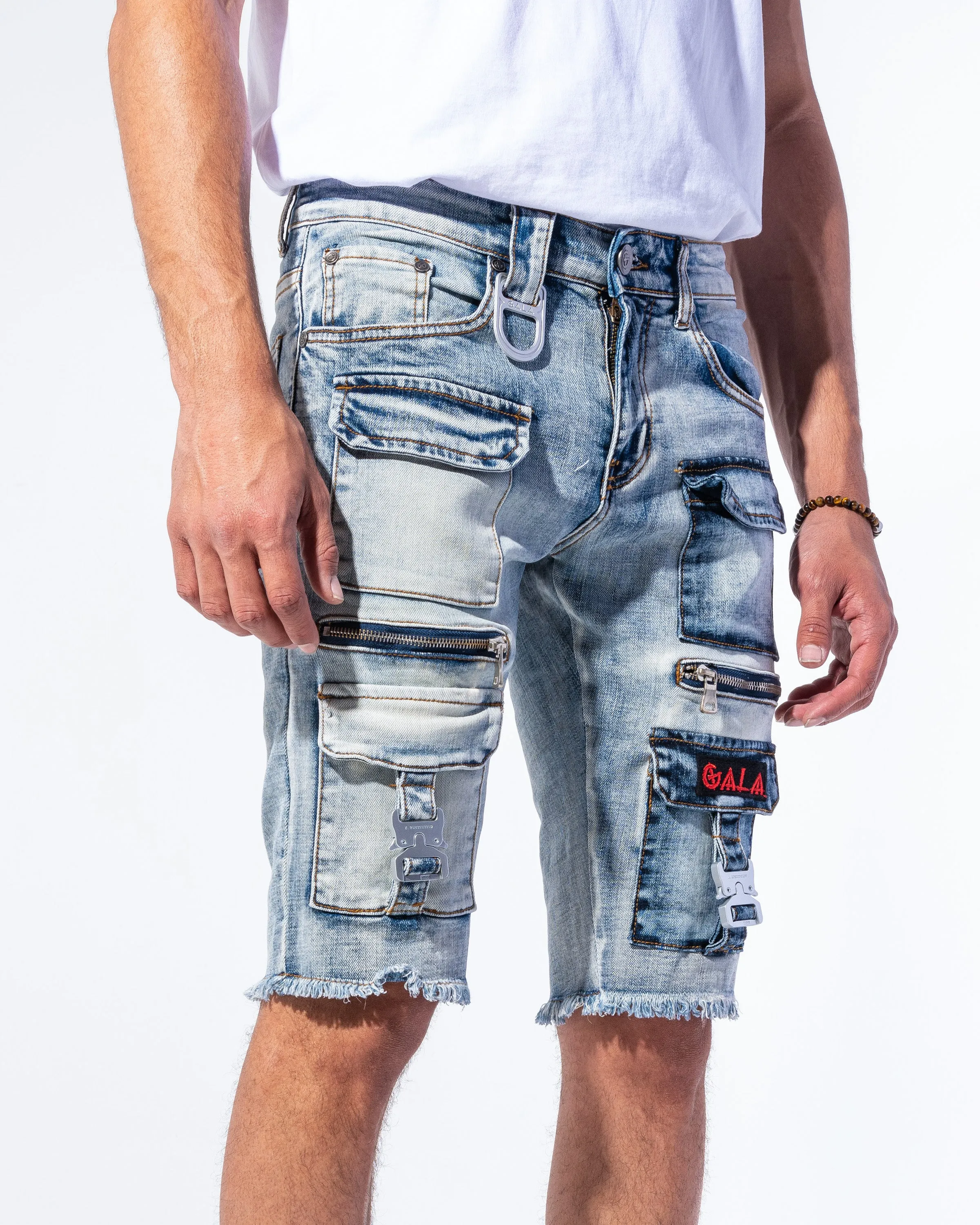 "STASH SHORTS" Blue Tint