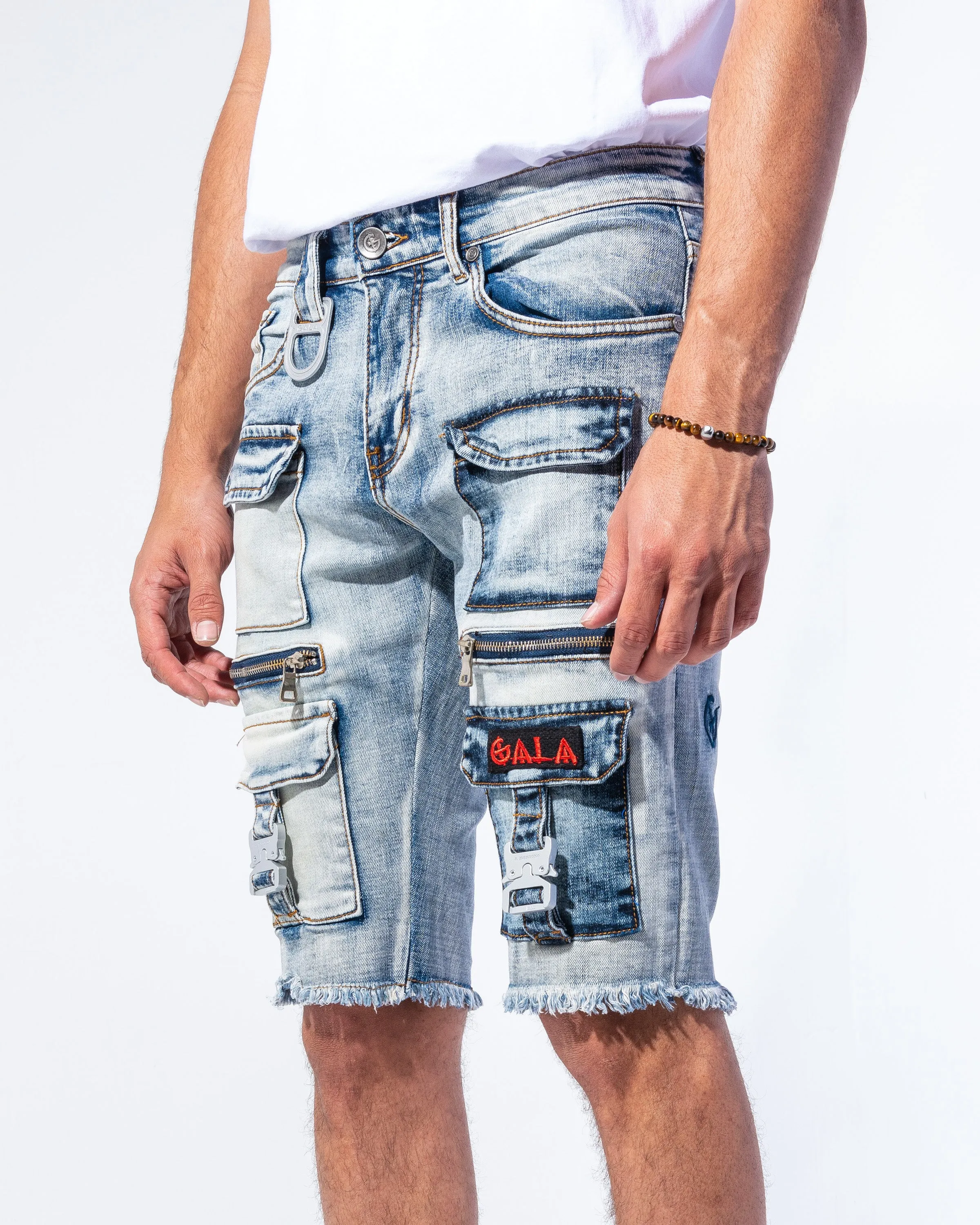 "STASH SHORTS" Blue Tint