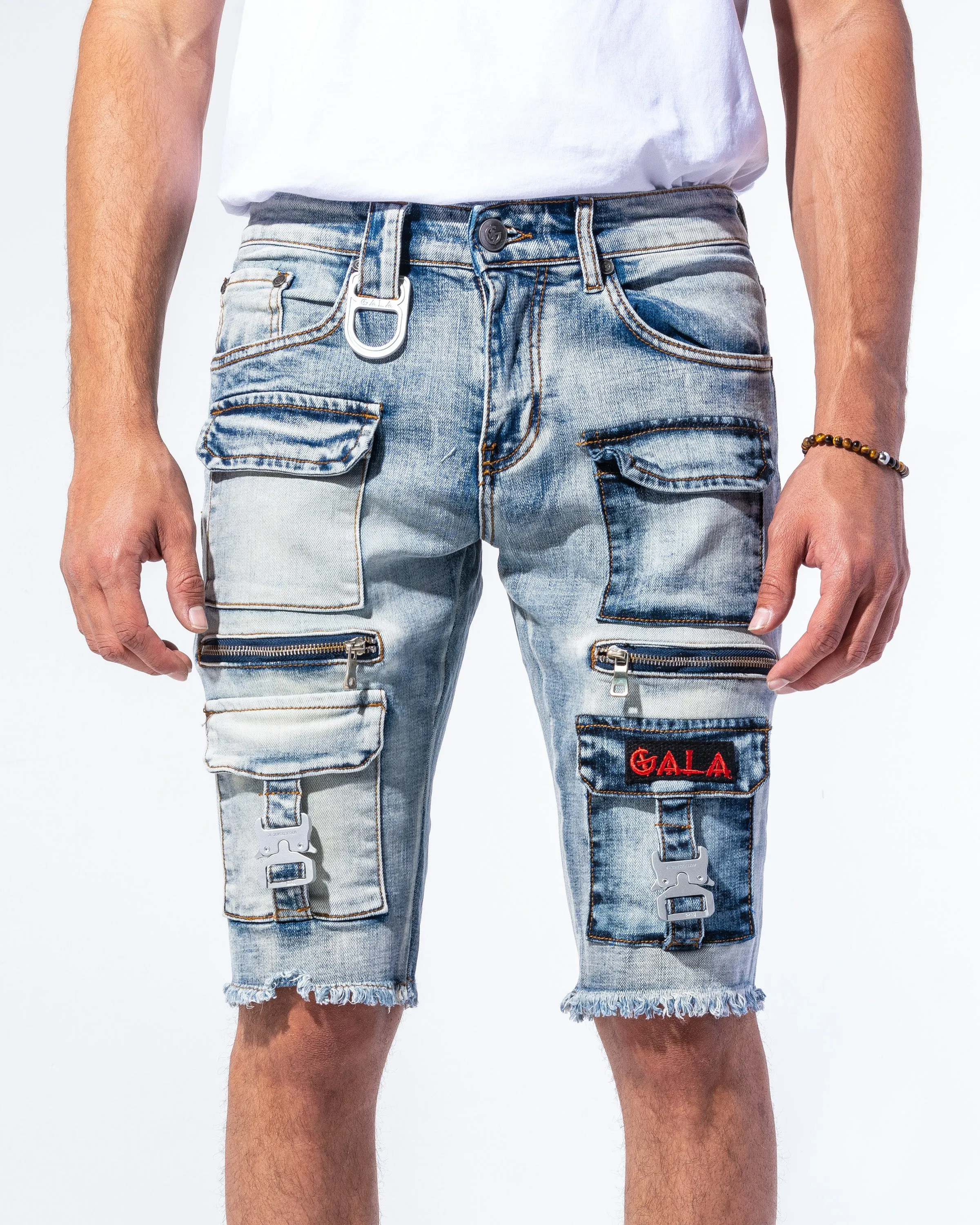 "STASH SHORTS" Blue Tint