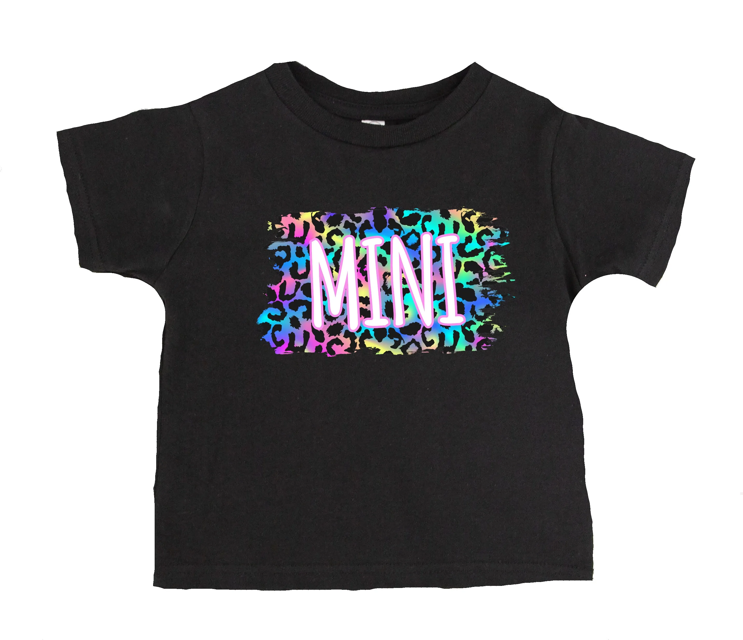 Rainbow Leopard Mini T-Shirt