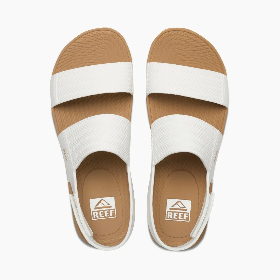 Reef "Water Vista" Women's Sandals in White/Tan