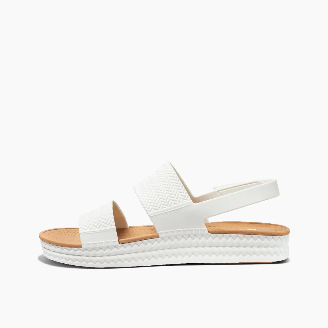 Reef "Water Vista" Women's Sandals in White/Tan