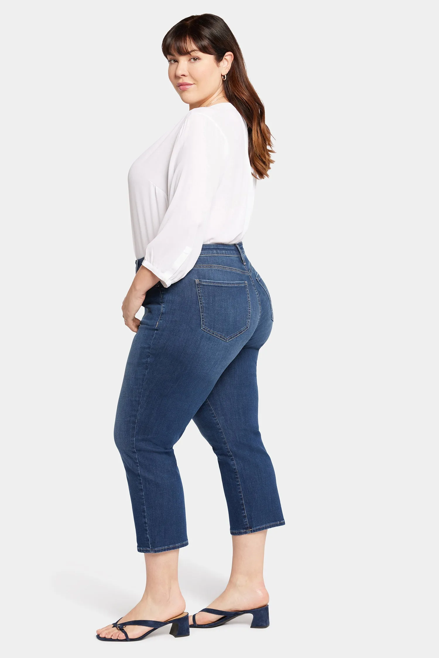 Relaxed Piper Crop Jeans In Plus Size - Sonnet