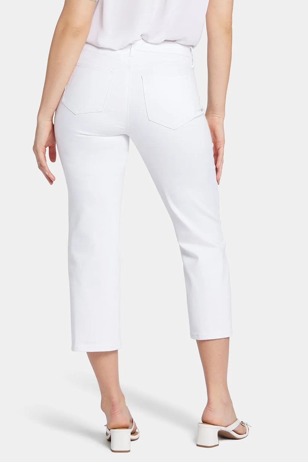Relaxed Piper Crop Jeans  - Optic White
