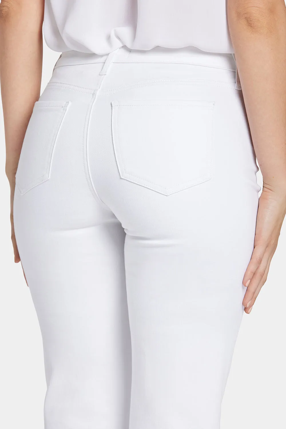 Relaxed Piper Crop Jeans  - Optic White