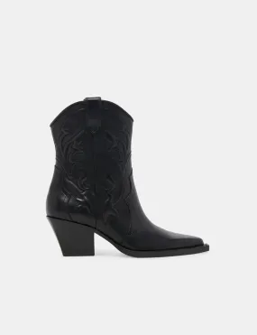 Rimona Short Cowboy Boot, Black