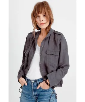 Rowen Jacket Dark Grey With Star