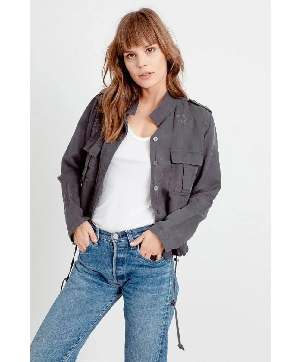 Rowen Jacket Dark Grey With Star
