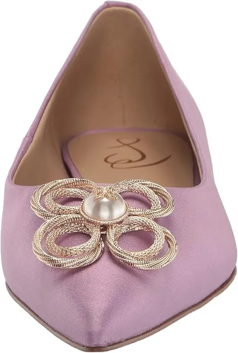Sam Edelman Wanda Tour Lilac Haze Pointed Toe Slip On Fashion Ballet Flats Shoes