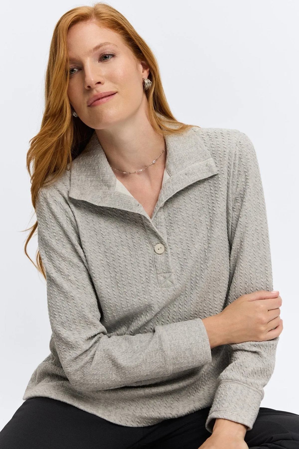 Sammy Cable Knit Popover