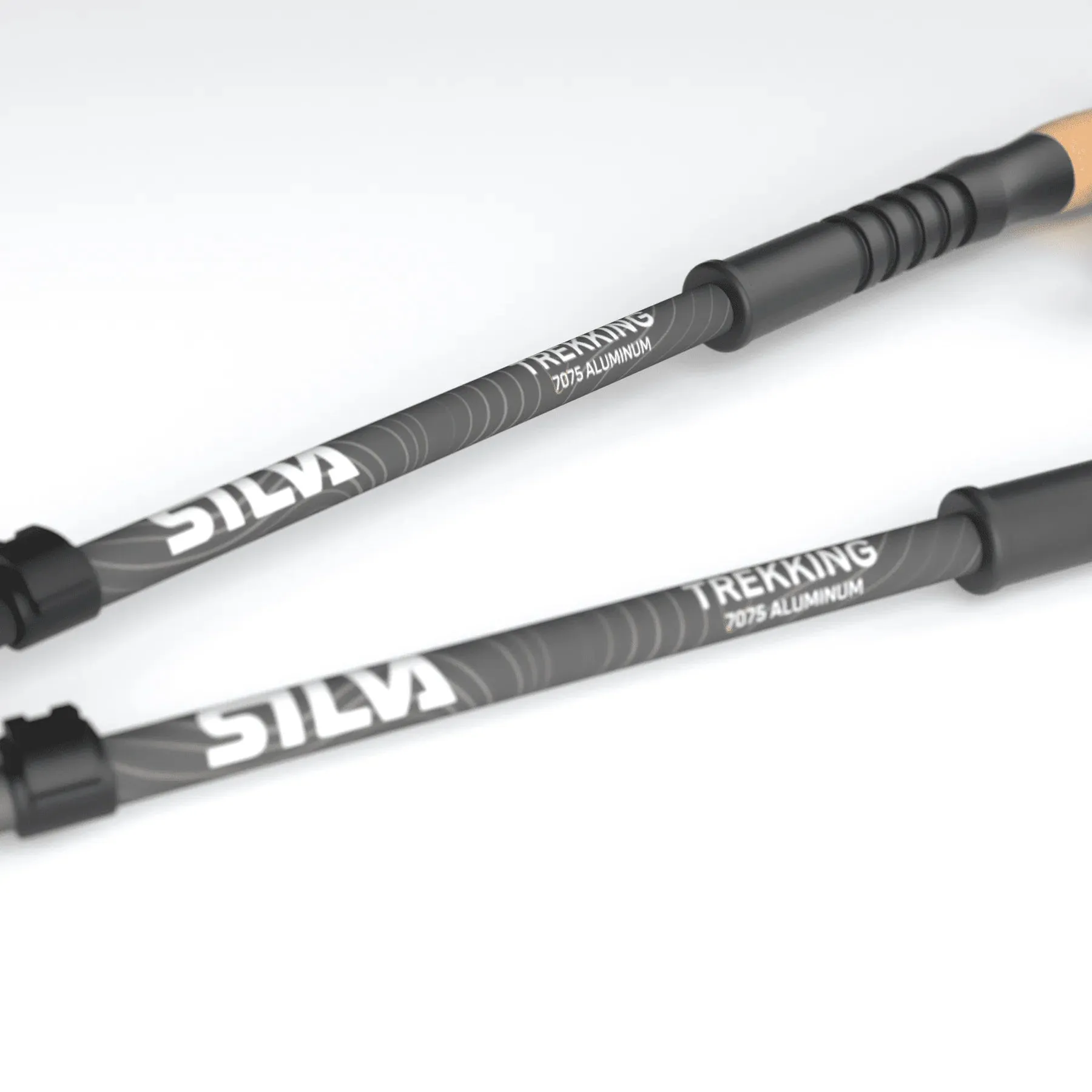 Silva Trekking Poles - Aluminium Cork