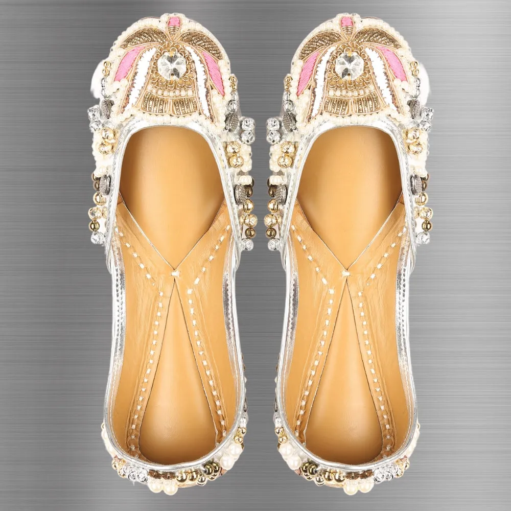 Silver Jutti for Women | Wedding and Festive Apt | Exquisitely Detailed