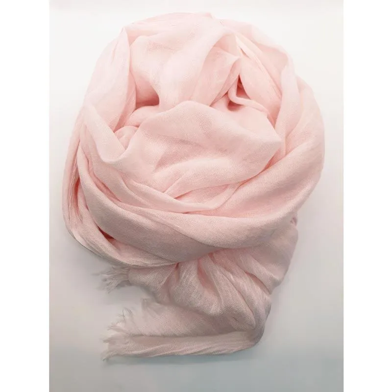 Soft Bamboo Scarf – Baby Pink