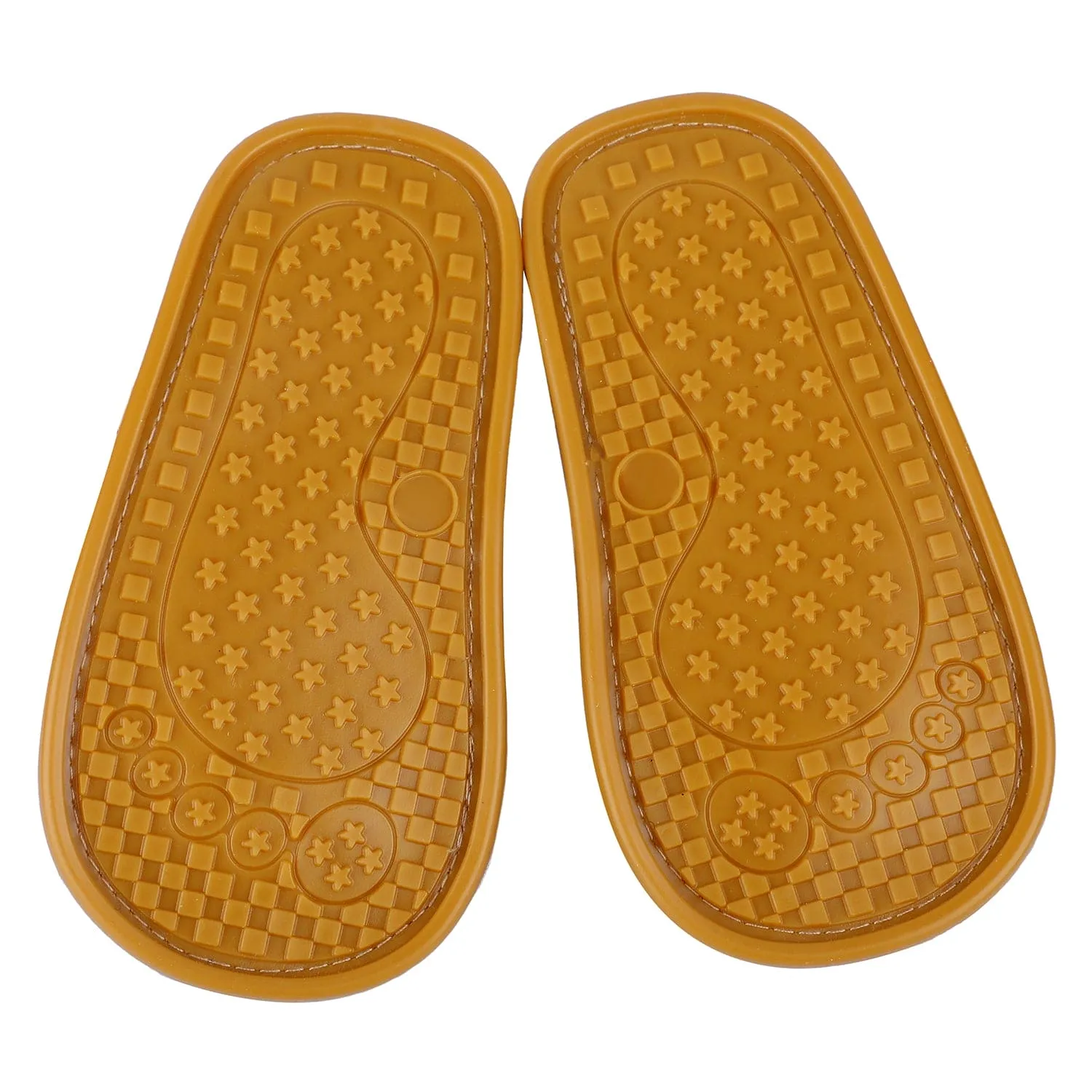 Solid Hookloop Comfortable Anti-skid Floater Sandals - Beige