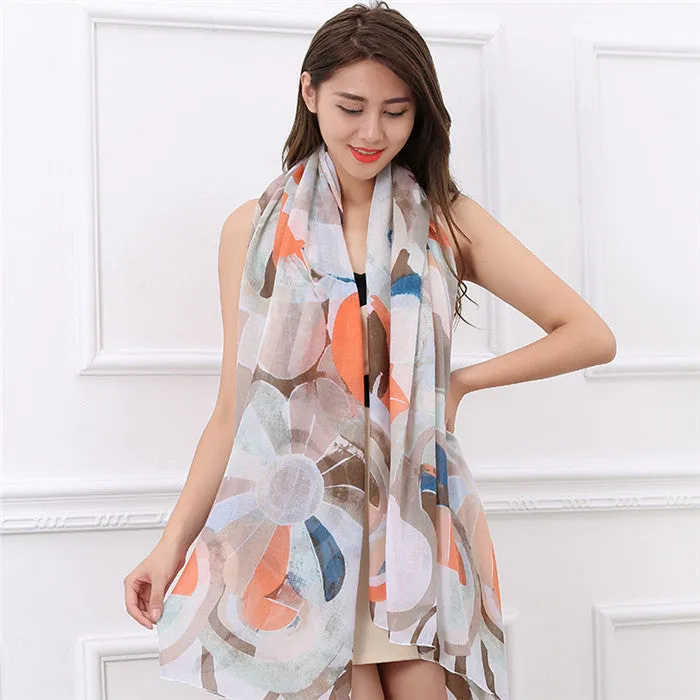 Summer 100% Cotton Handmade Soft Scarf For Women