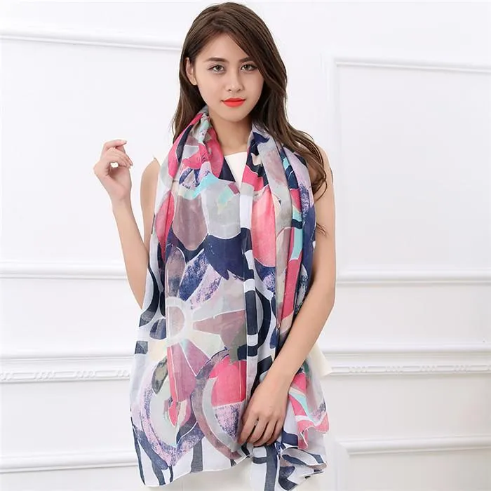 Summer 100% Cotton Handmade Soft Scarf For Women