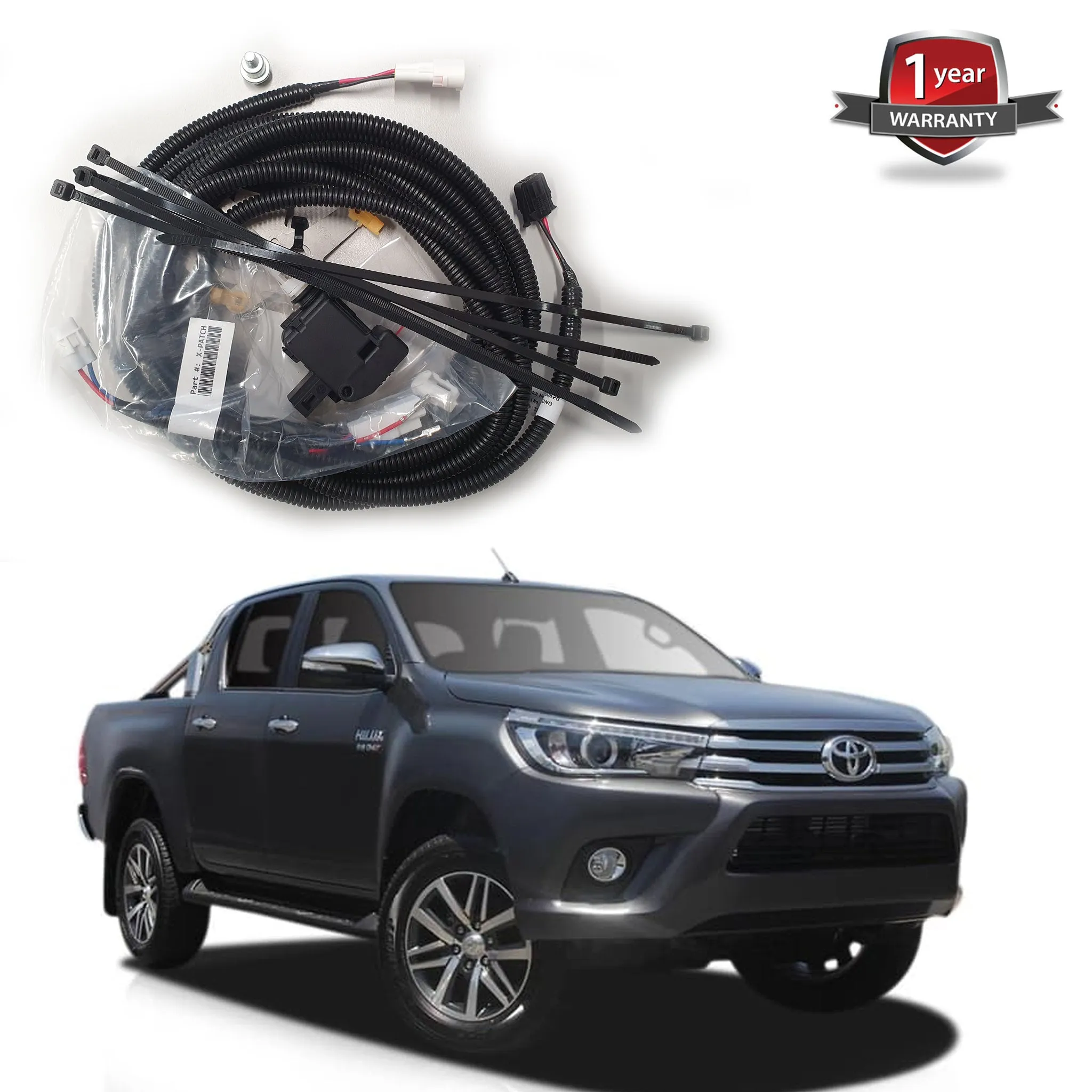 Toyota Hilux Tailgate Central Locking Kit Suit 2015 - 2018 (without barrel lock)