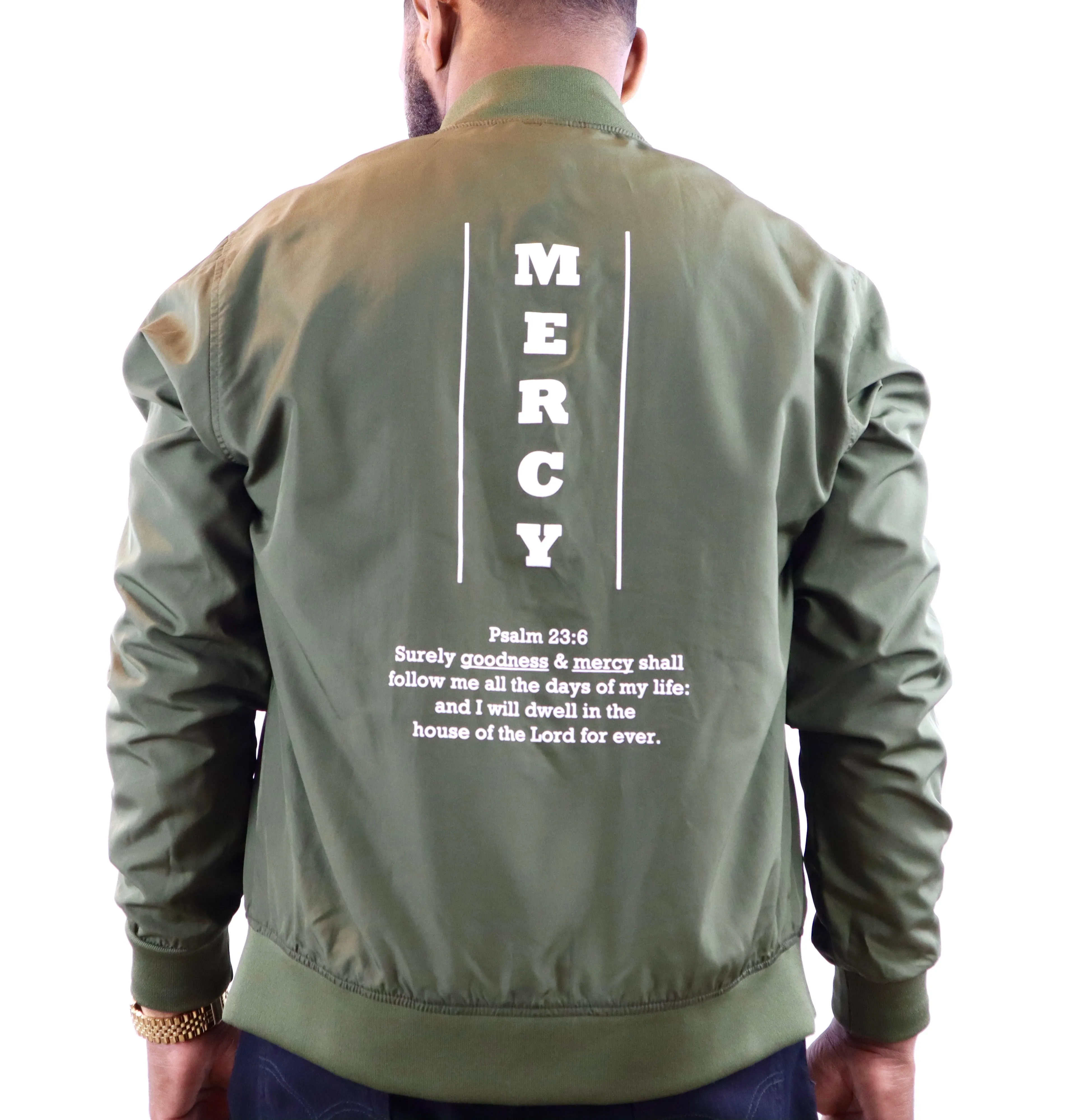Unisex Psalm 23:6 Part 2 Lightweight Bomber Jacket