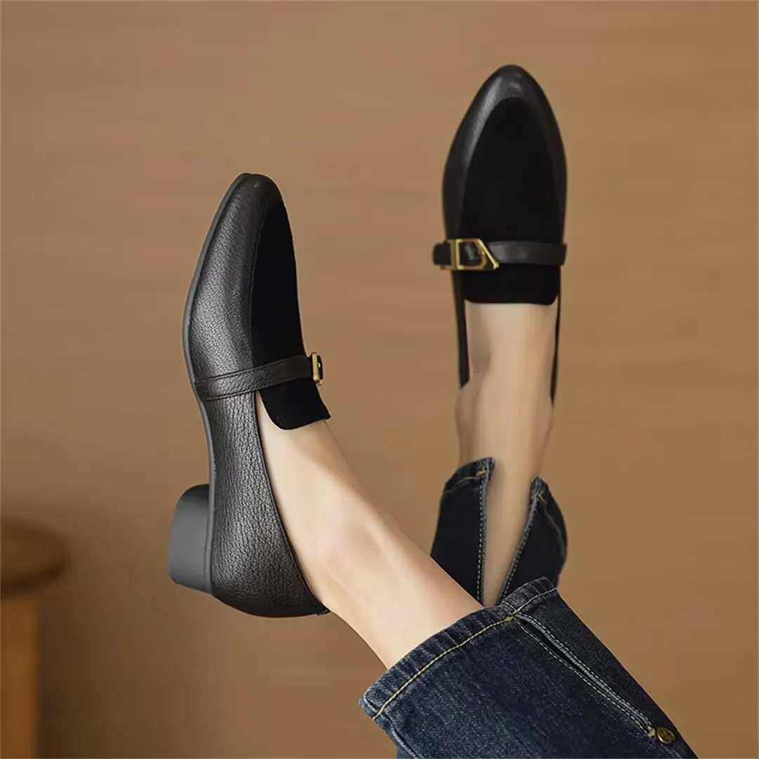 Veltique Velvet Slip Flats